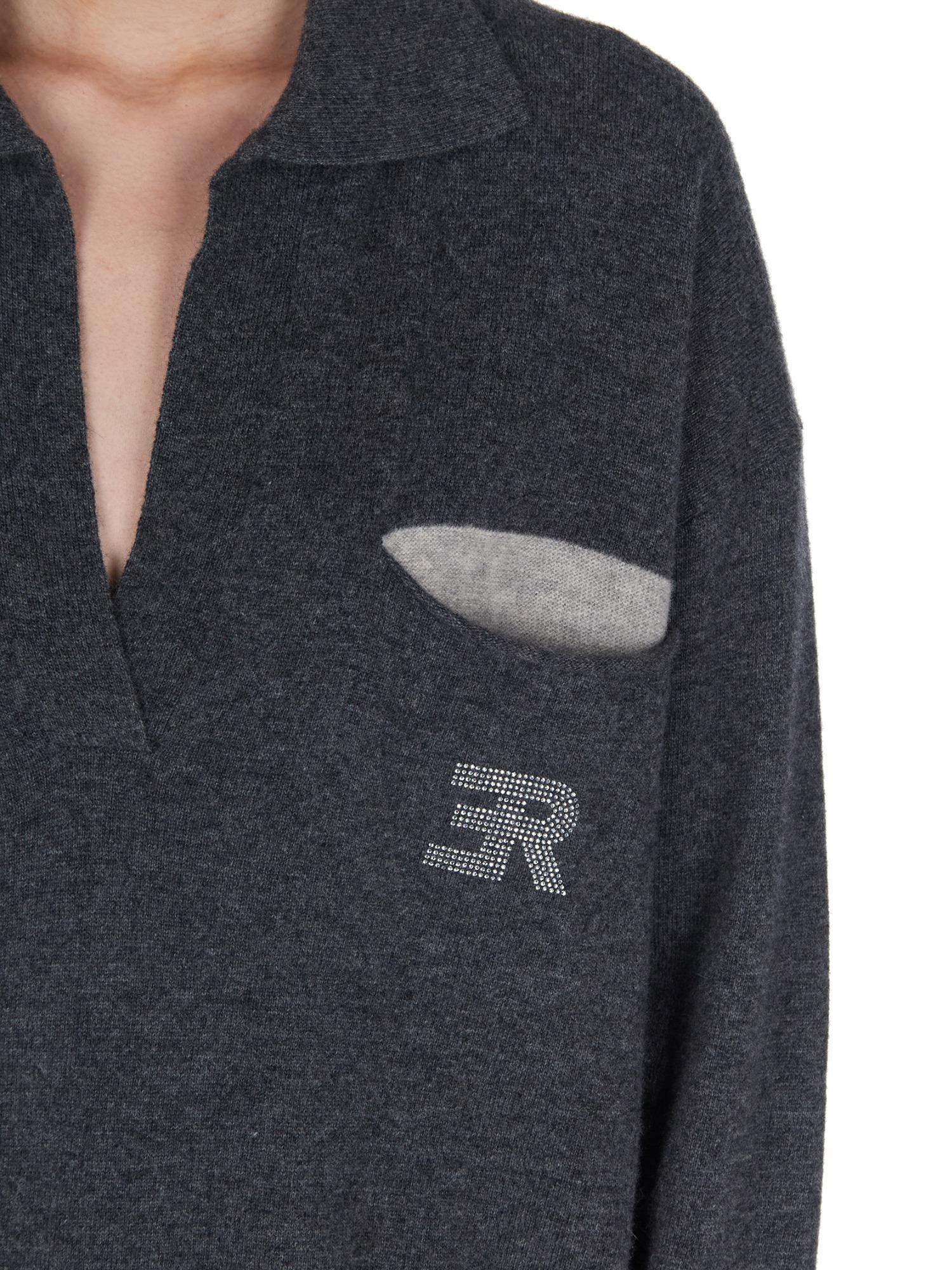 Ermanno Firenze Polo con logo in strass