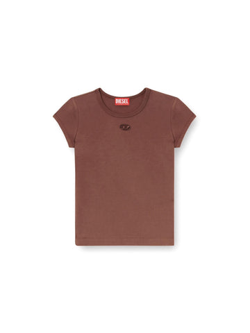 Diesel T-shirt con logo cut-out T-Angie-Od