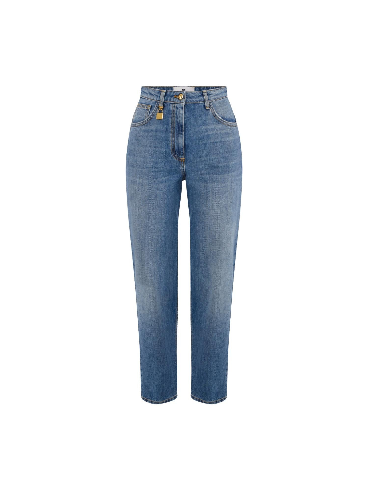 Elisabetta Franchi Jeans con lucchetto gioiello