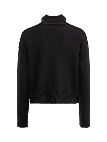 Maglia lupetto in mohair