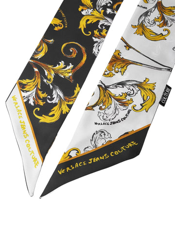 Versace Jeans Couture Foulard lavalliere con stampa Baroque