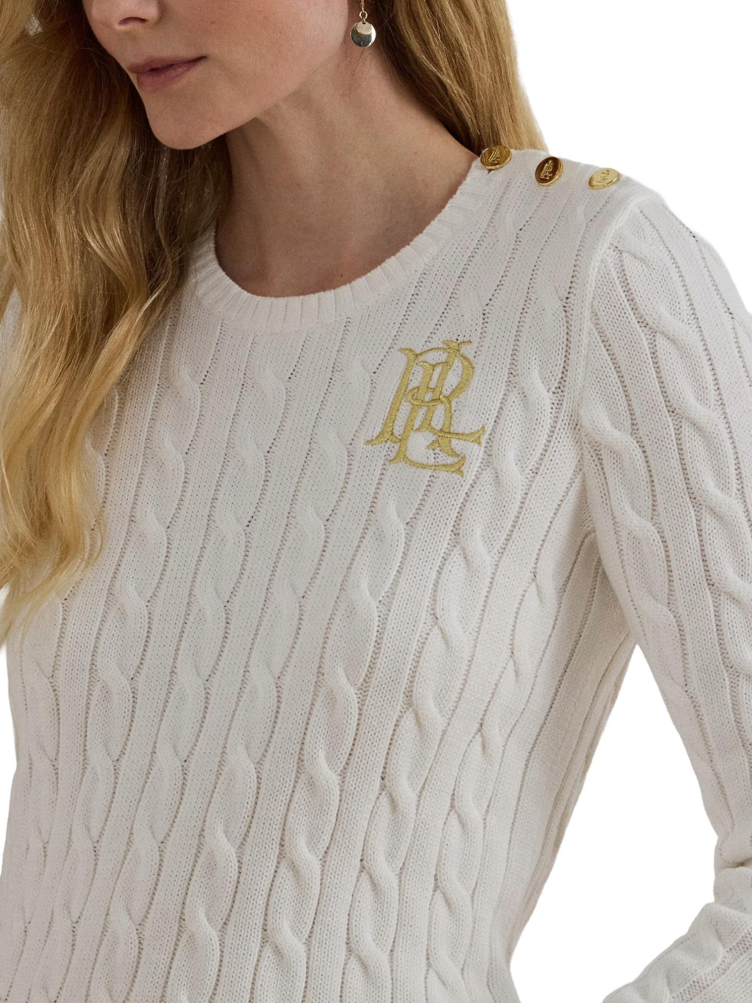 Lauren Ralph Lauren Maglia a trecce Montiva