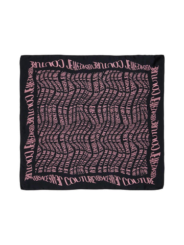 Versace Jeans Couture Foulard con logo 90 x 90