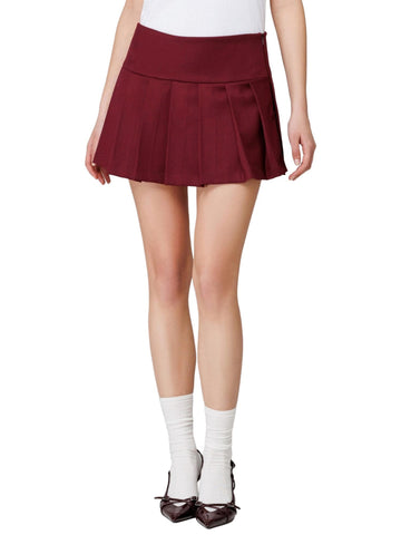 Hinnominate Gonna pantaloncino a pieghe