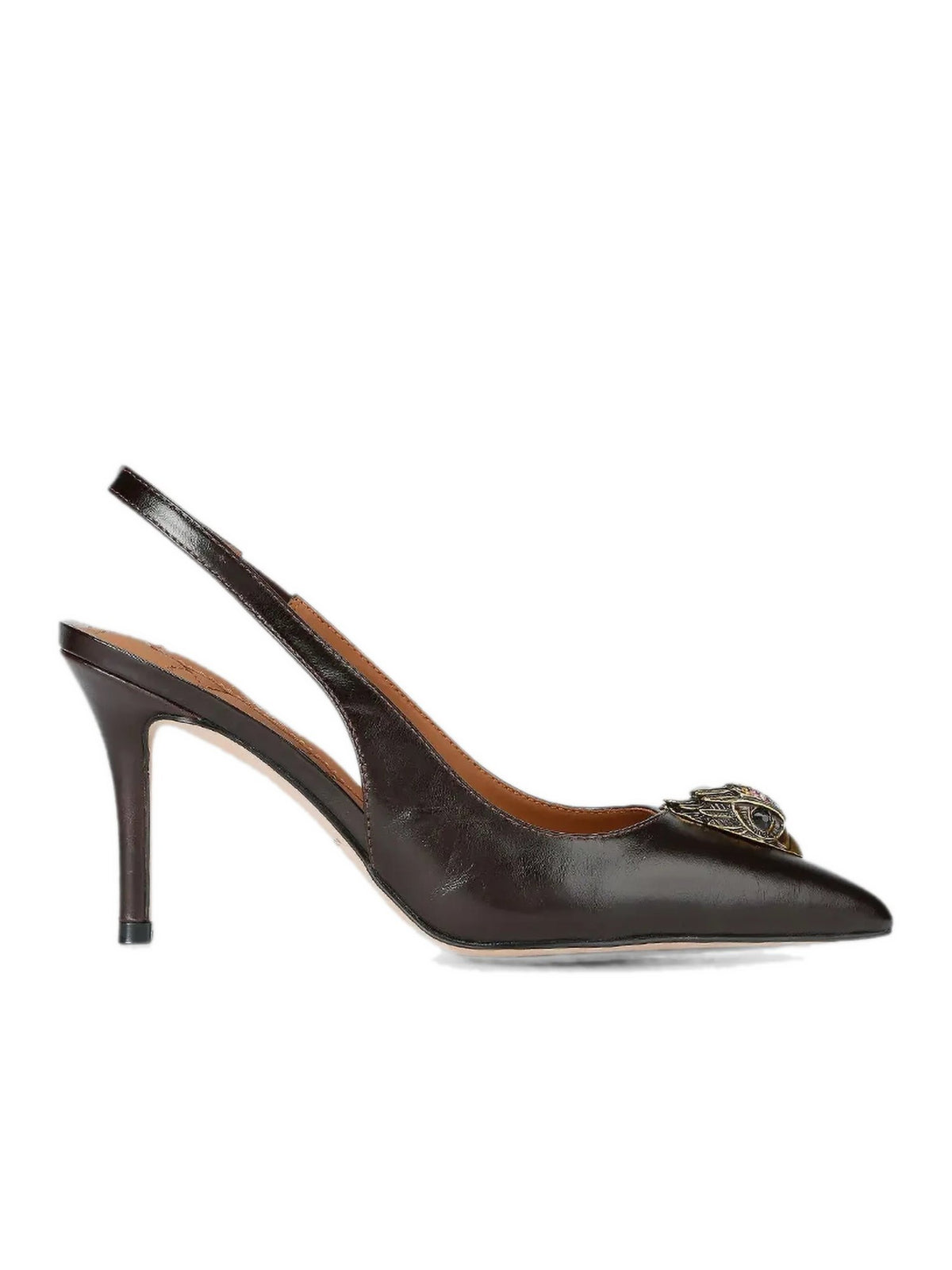 Décolleté slingback belgravia in pelle con tacco a spillo