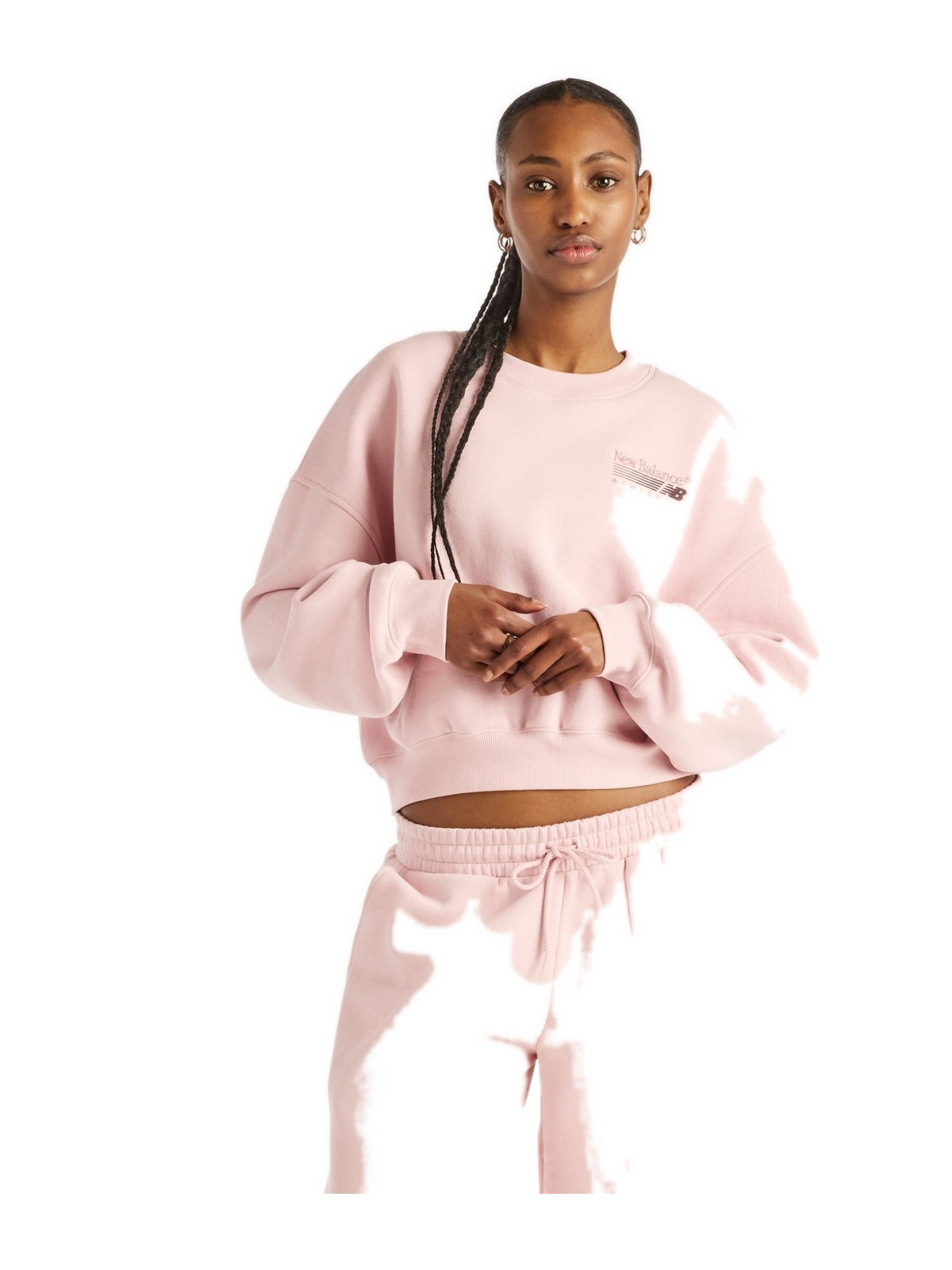 New Balance Felpa Girocollo Trackside Fleece Crew