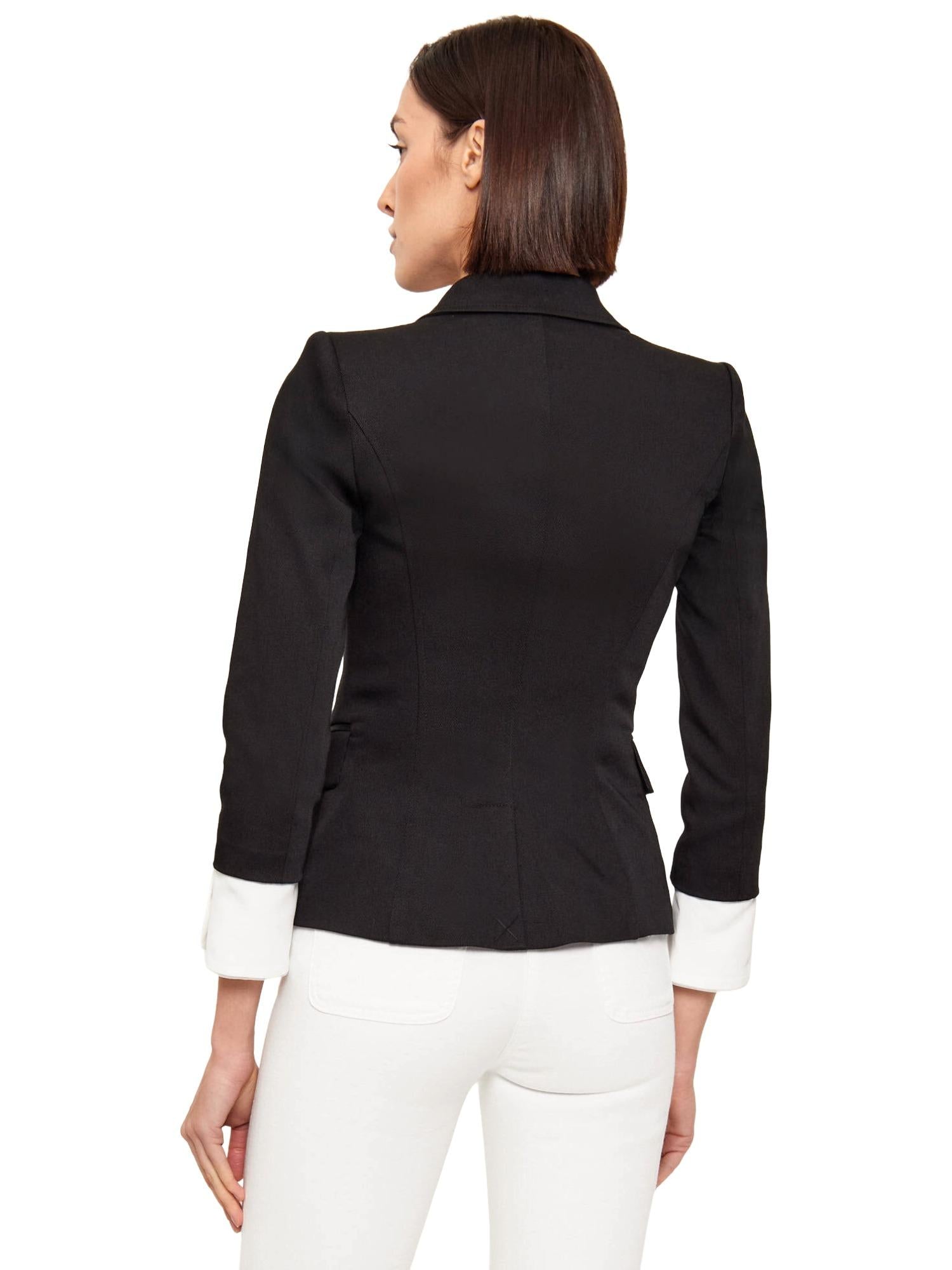 Elisabetta Franchi Giacca doppiopetto con bottoni gioiello