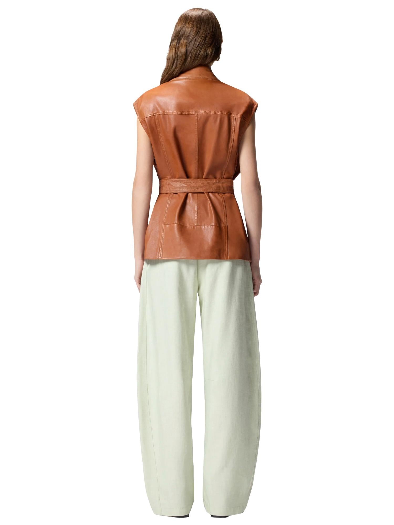 Pinko leren gilet Gypsy