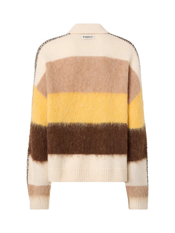 Maglia in Misto Alpaca con Scollo a V