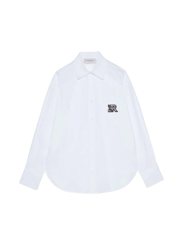 Ermanno Firenze Camicia con ricamo gioiello