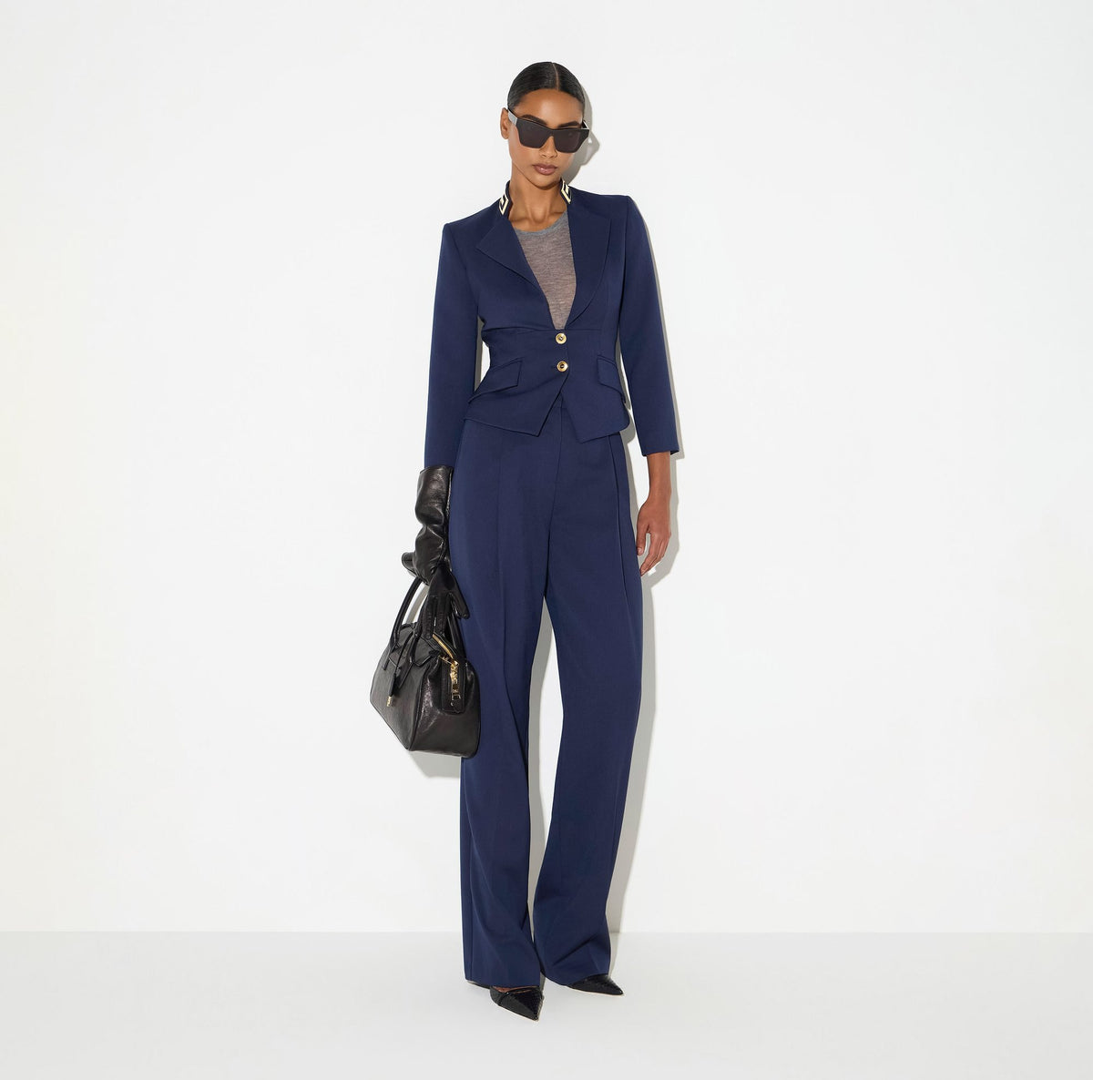 Pantaloni in gabardina