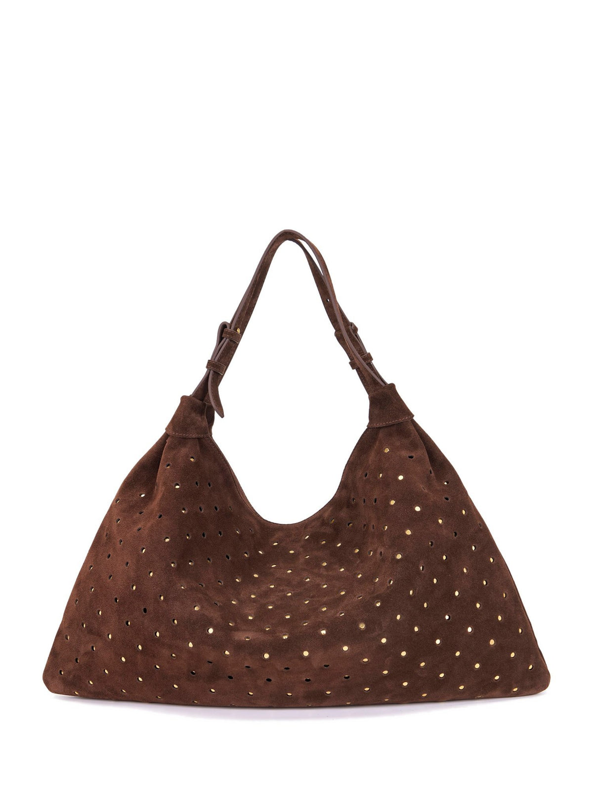 Borsa Shopper Metropolis in Suede Traforato
