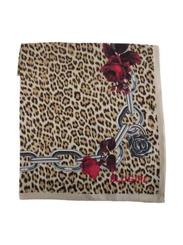 Blugirl Foulard animalier in seta 90x90