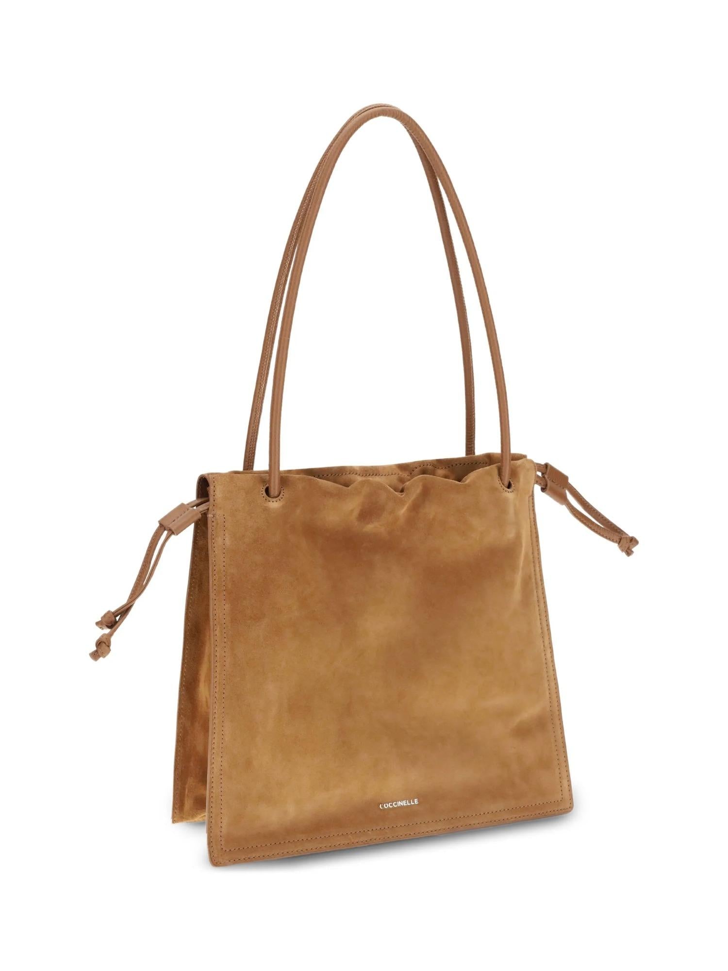 Coccinelle Borsa in suede Dulse medium