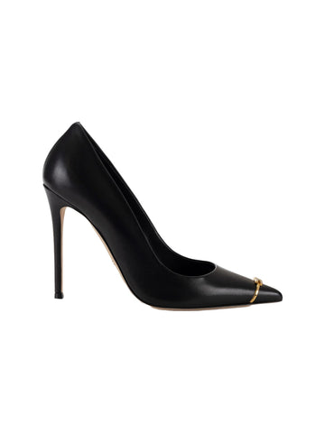 Elisabetta Franchi Decolletè con gioiello logato 10,5 cm