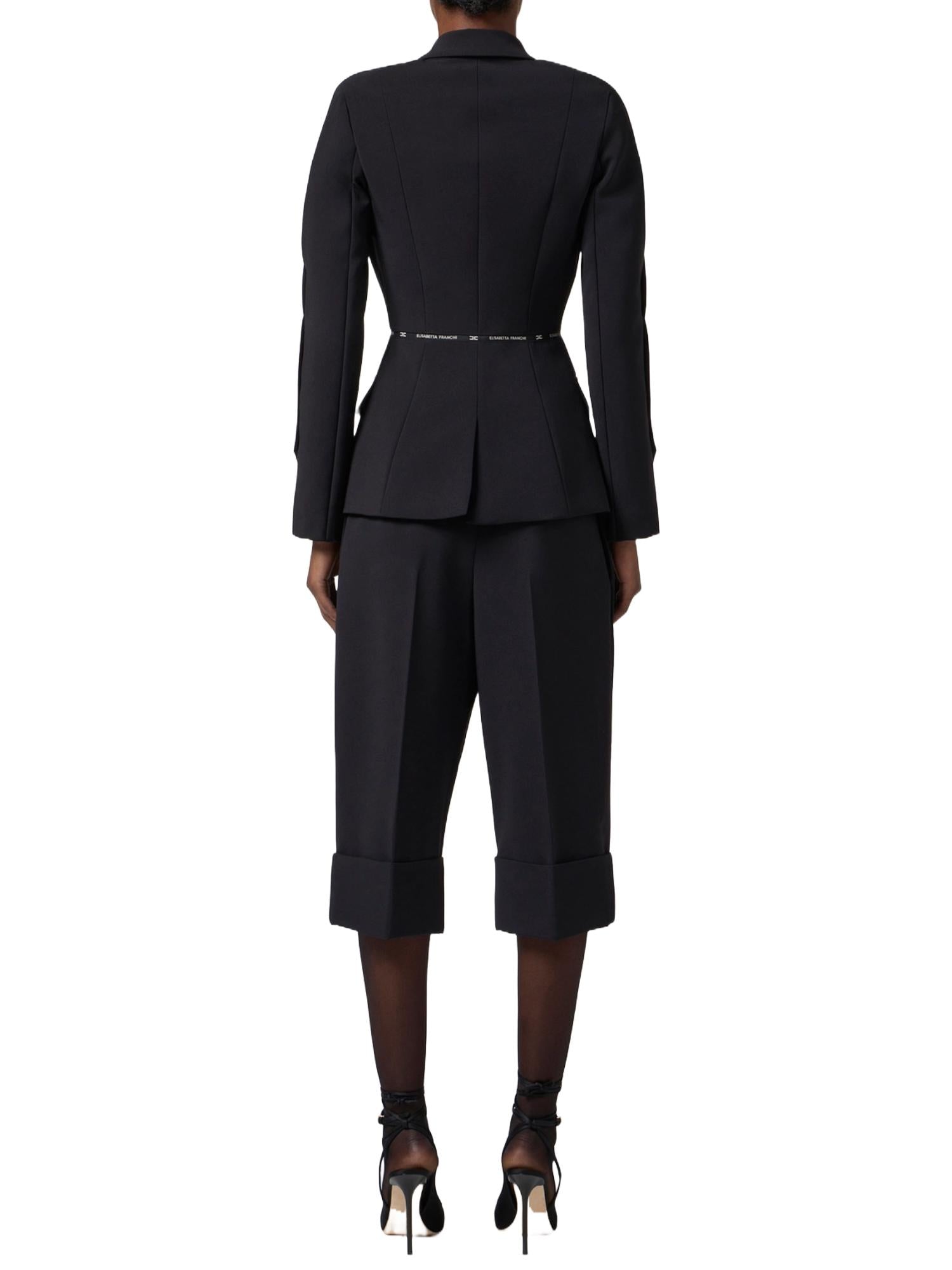 Elisabetta Franchi Giacca con nastro logato