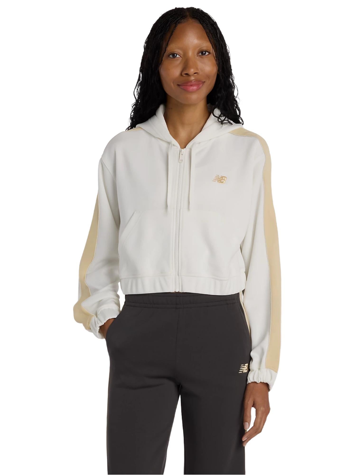 New Balance Felpa con zip in interlock