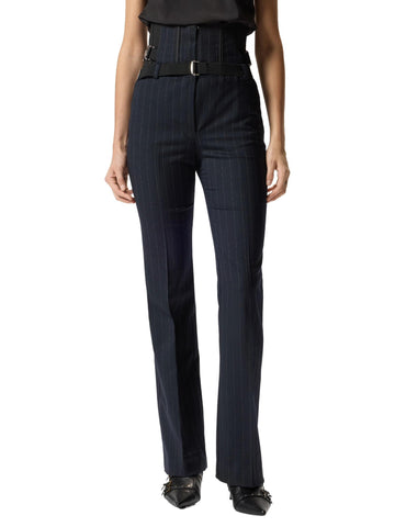 Pinko Pantalon bustier à rayures Piadina