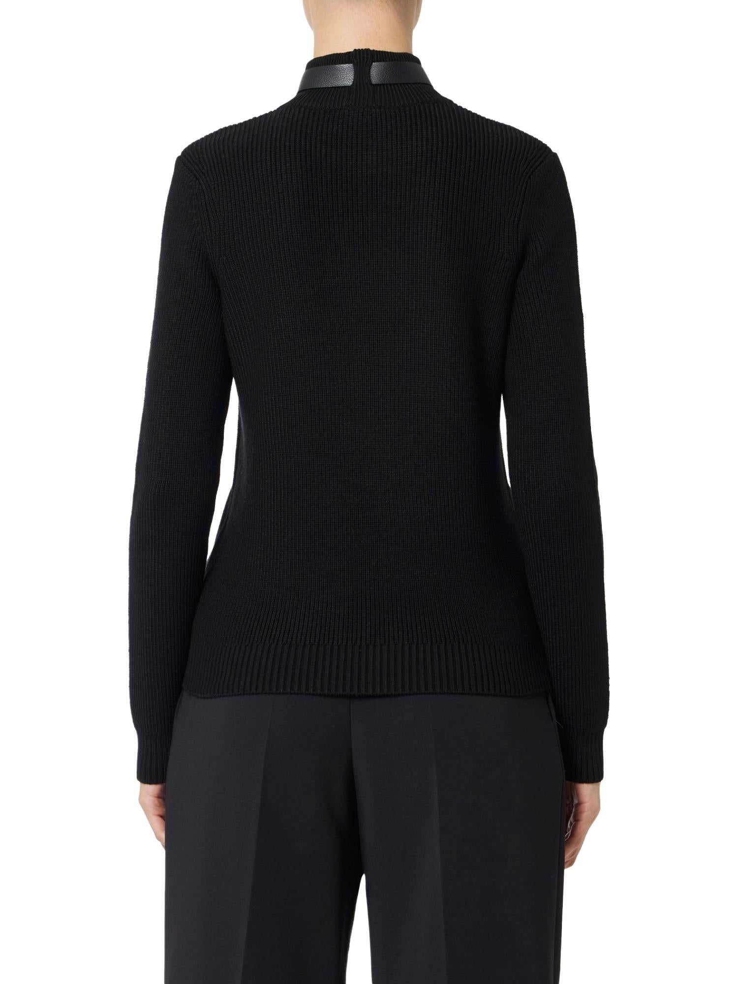 Elisabetta Franchi Maglia con cinturino gioiello