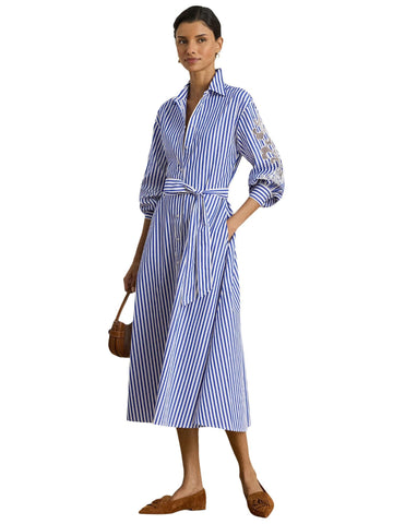 Lauren Ralph Lauren Abito chemisier a righe Lurvette