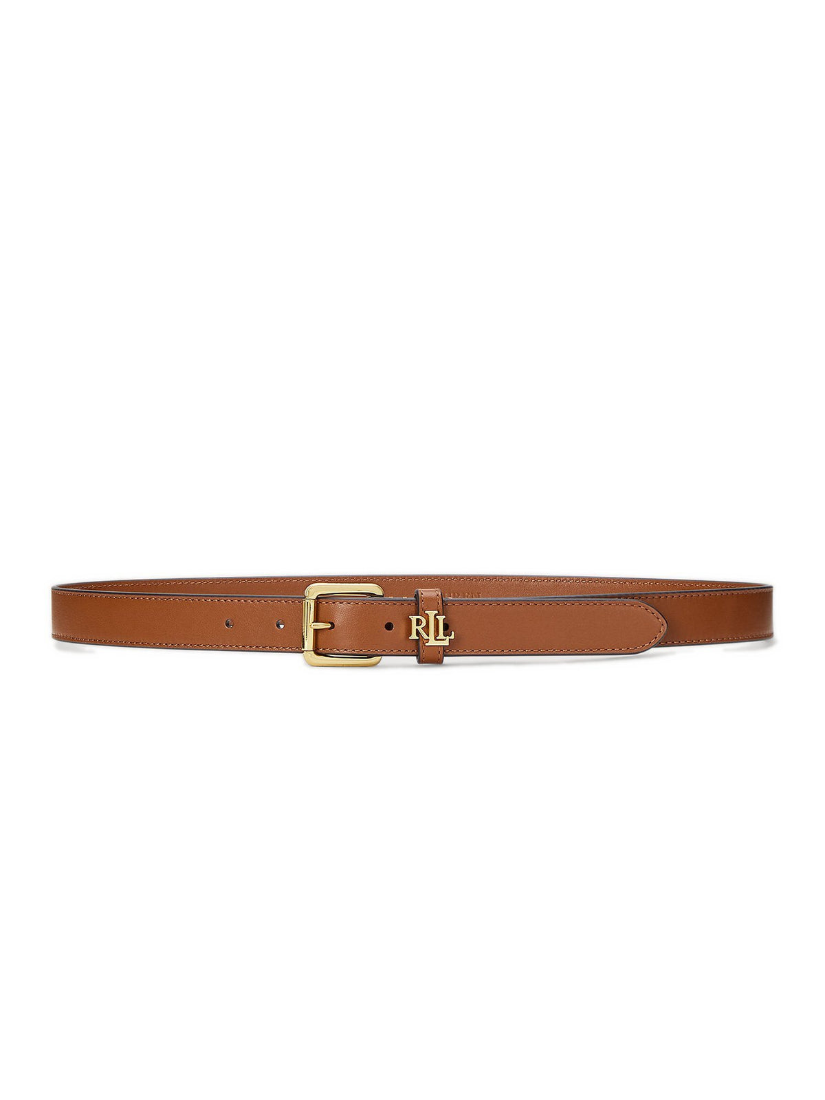 Cintura sottile in pelle Logo Keeper