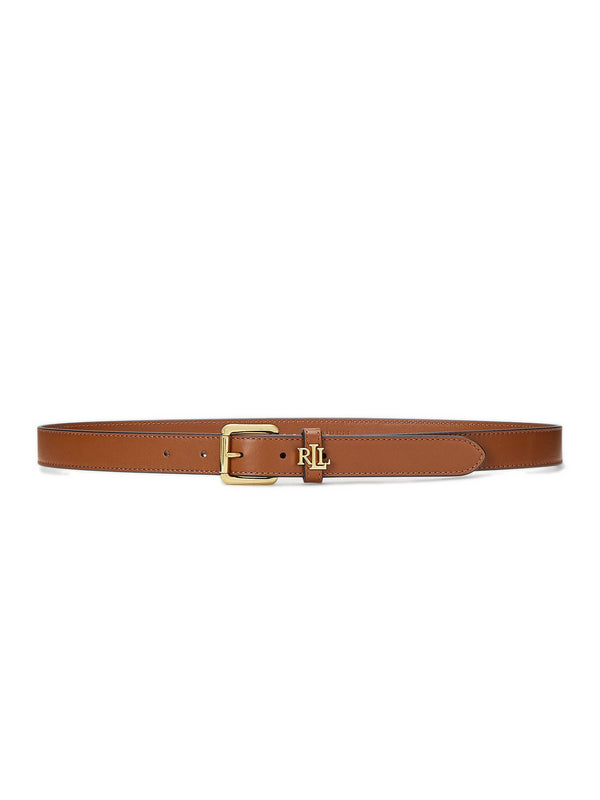 Cintura sottile in pelle Logo Keeper