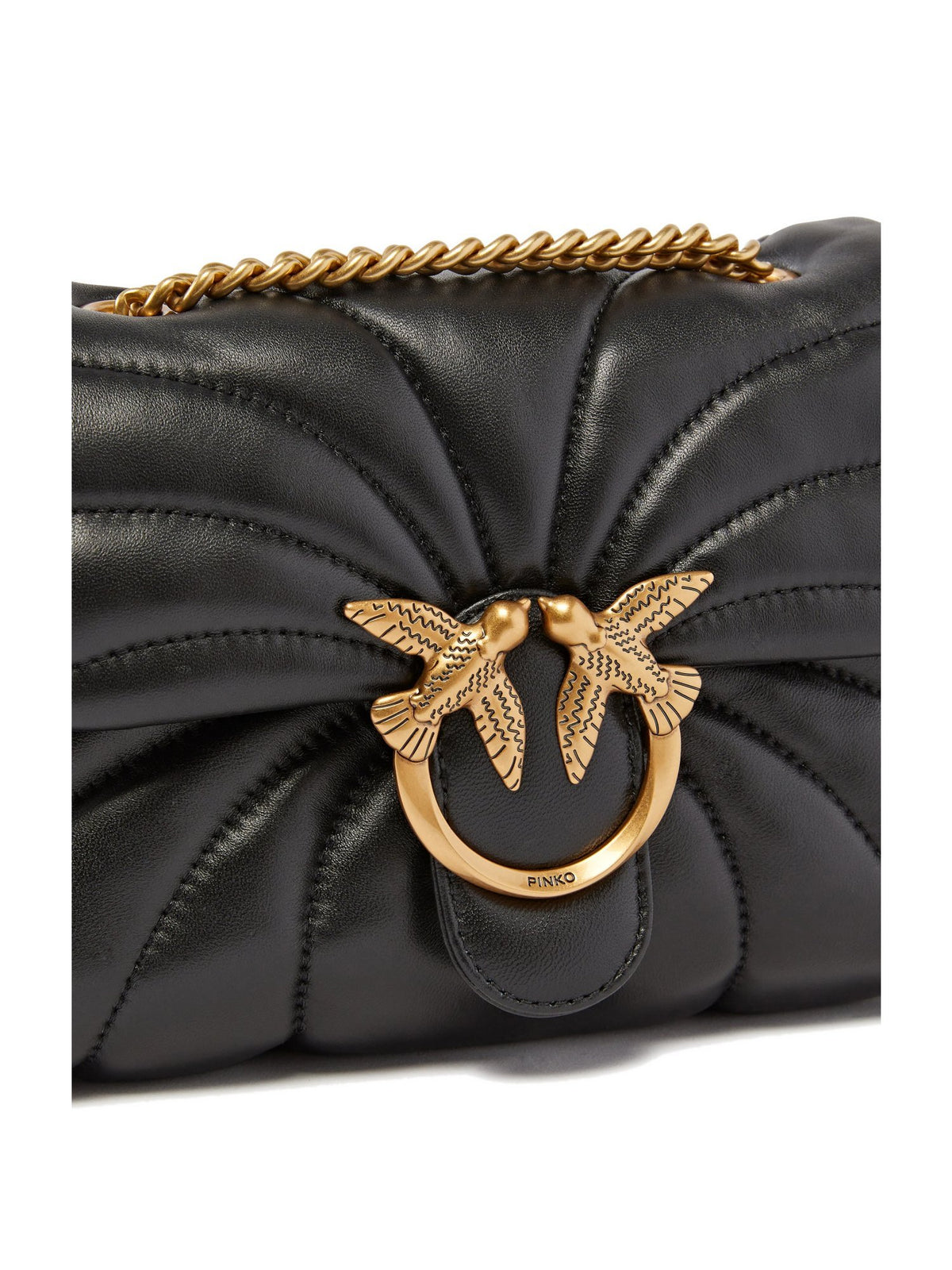 Borsa Tracolla con Fibbia Logo Love Puff Birds Diamond Cut