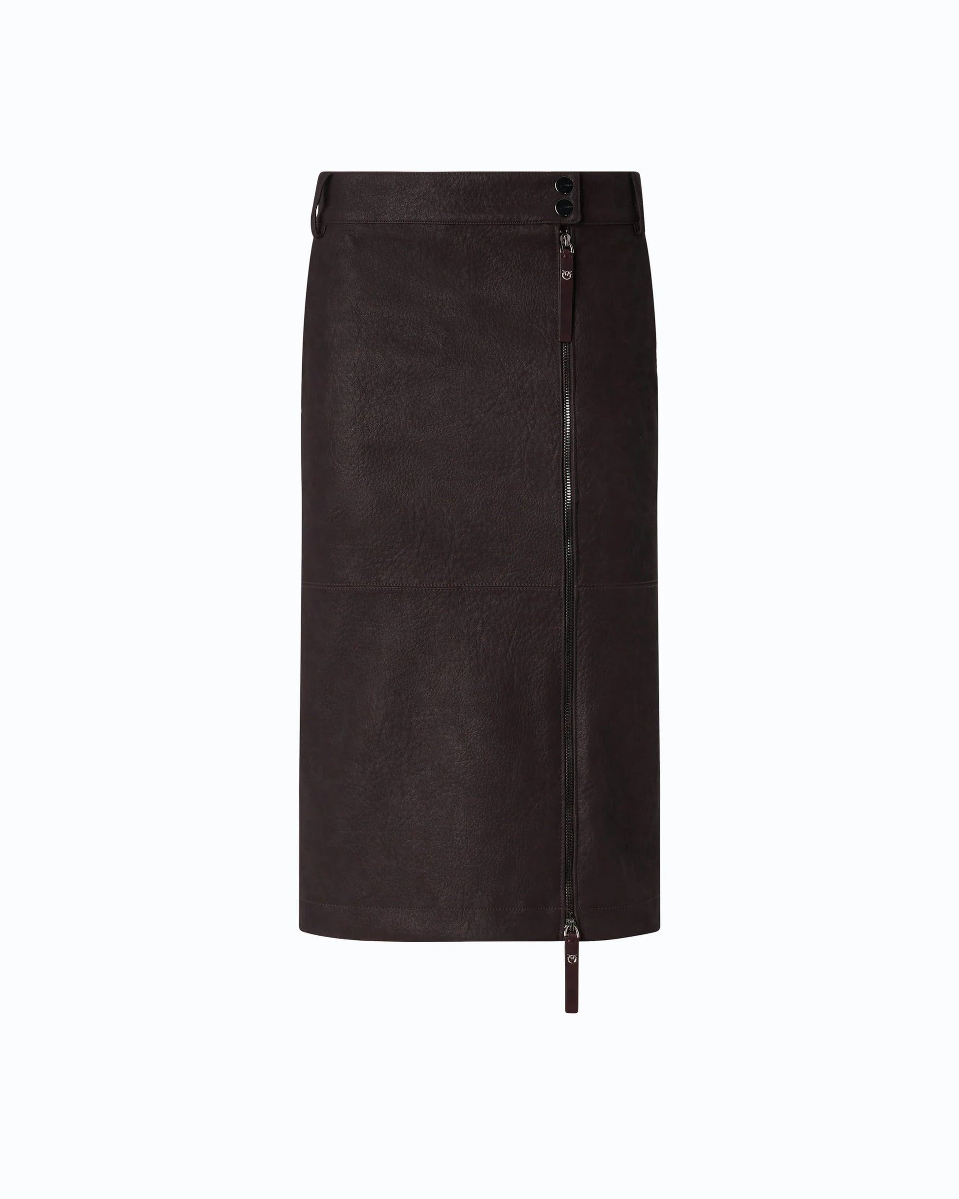 Pinko Gonna Longuette a Matita in Tessuto Nabuk donna