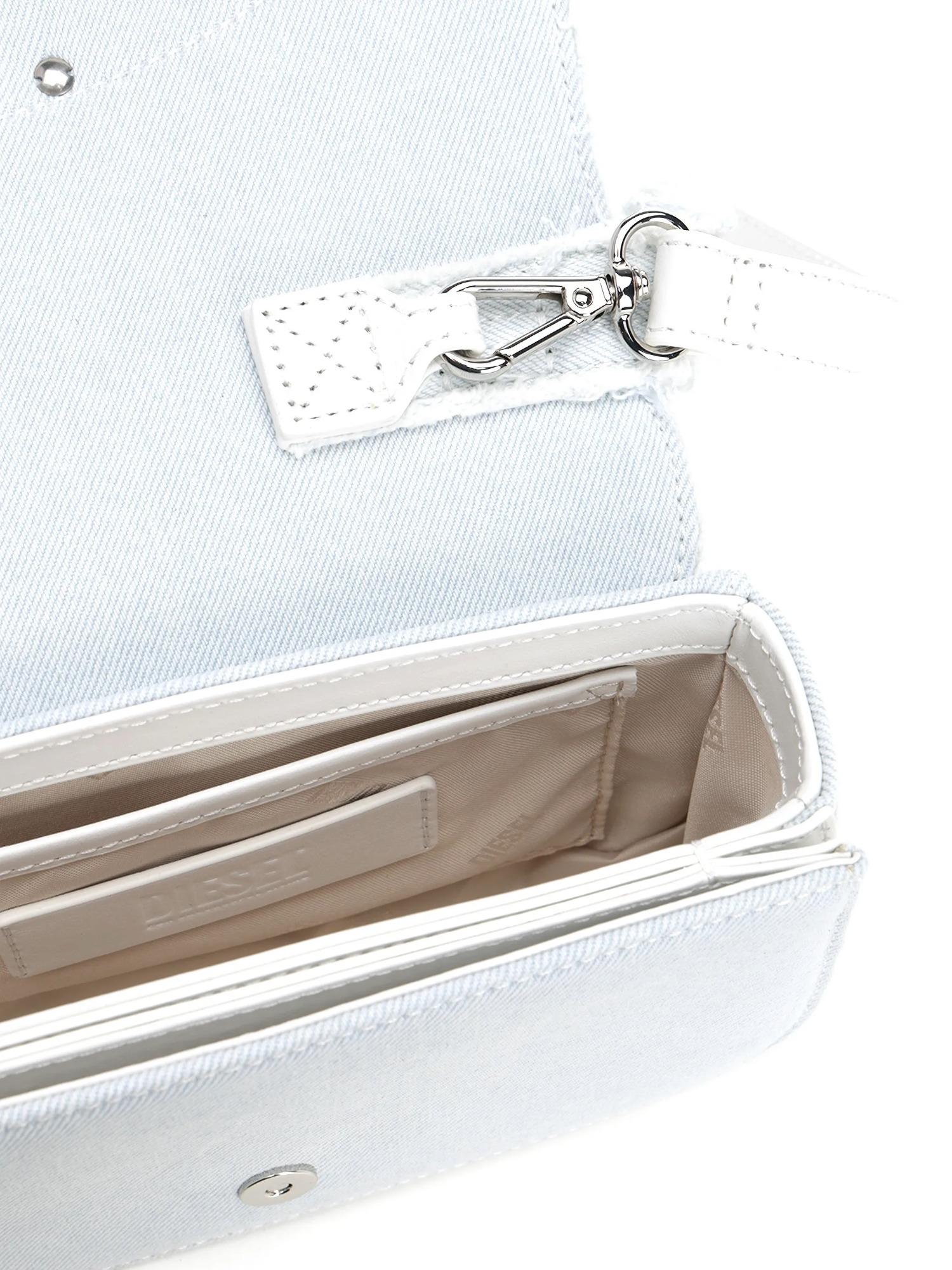Diesel Borsa 1DR in denim sfilacciato
