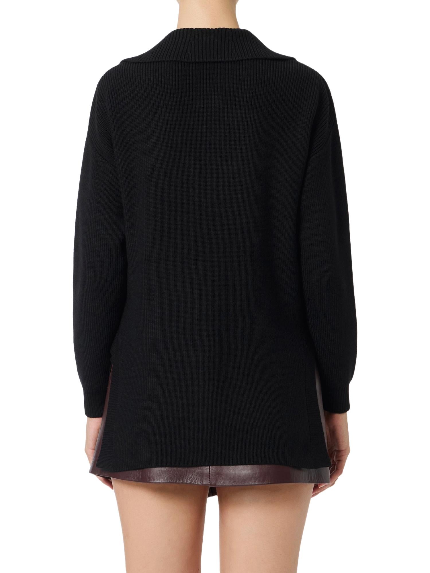 Elisabetta Franchi Maglia con cinturino gioiello