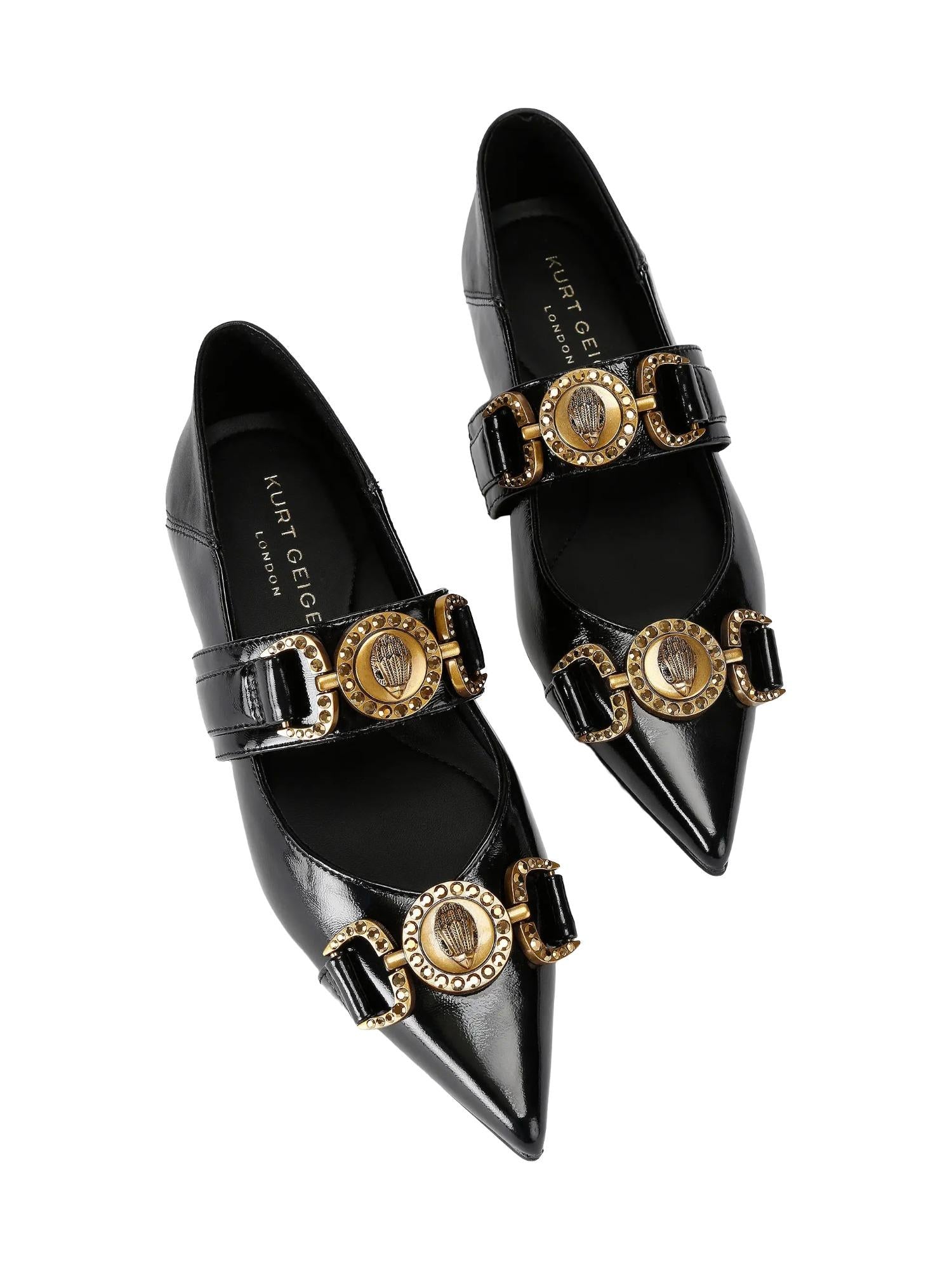 Kurt Geiger Mocassini a punta con dettagli gioiello