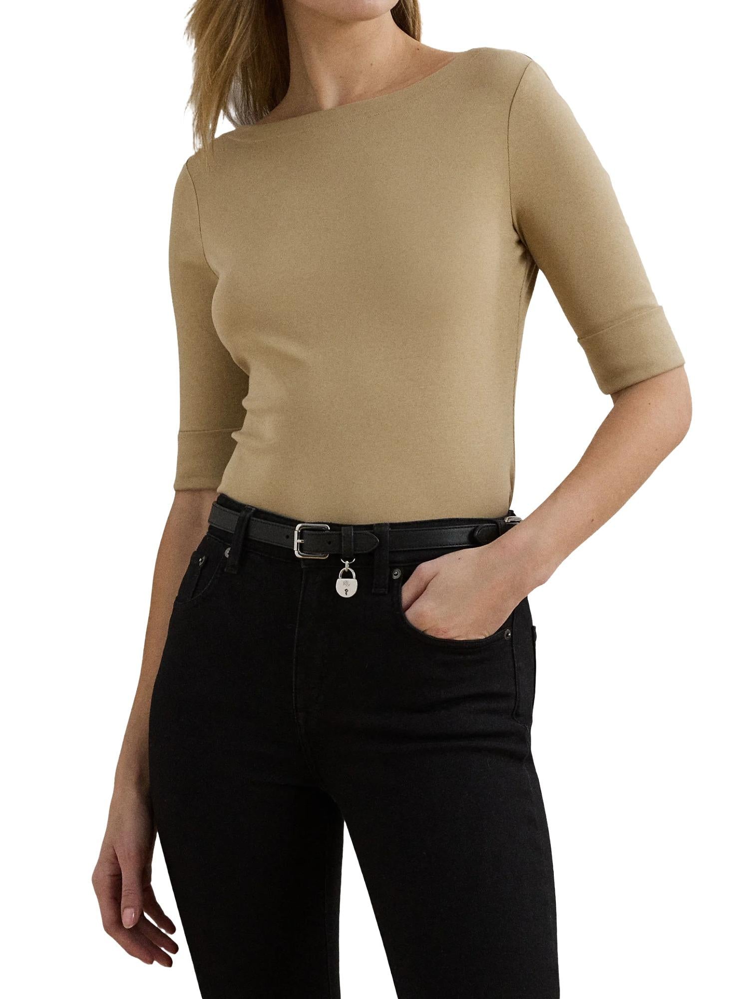 Lauren Ralph Lauren T-shirt con scollo a barca Judy