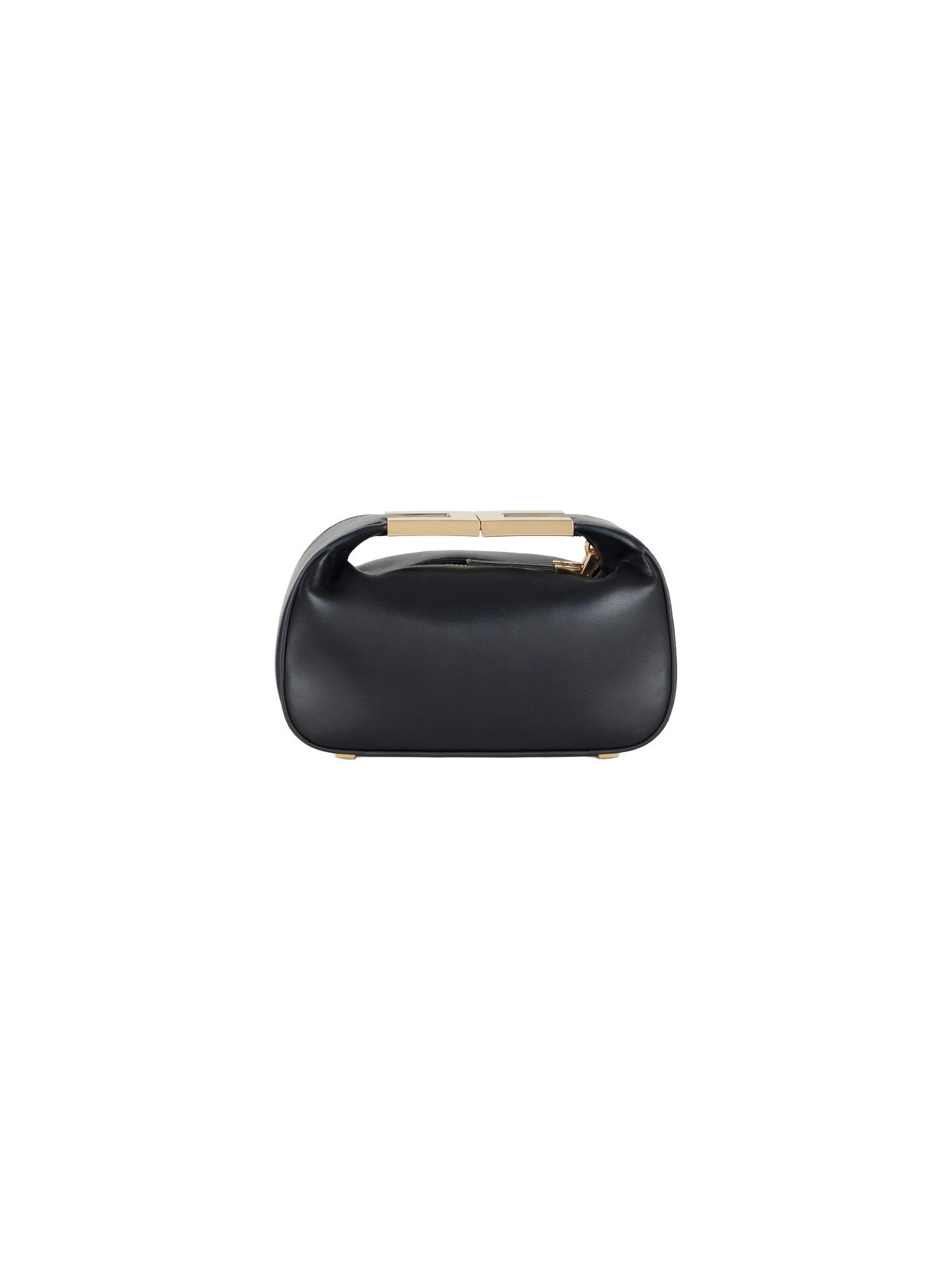 Elisabetta Franchi Borsa hobo con manico gioiello