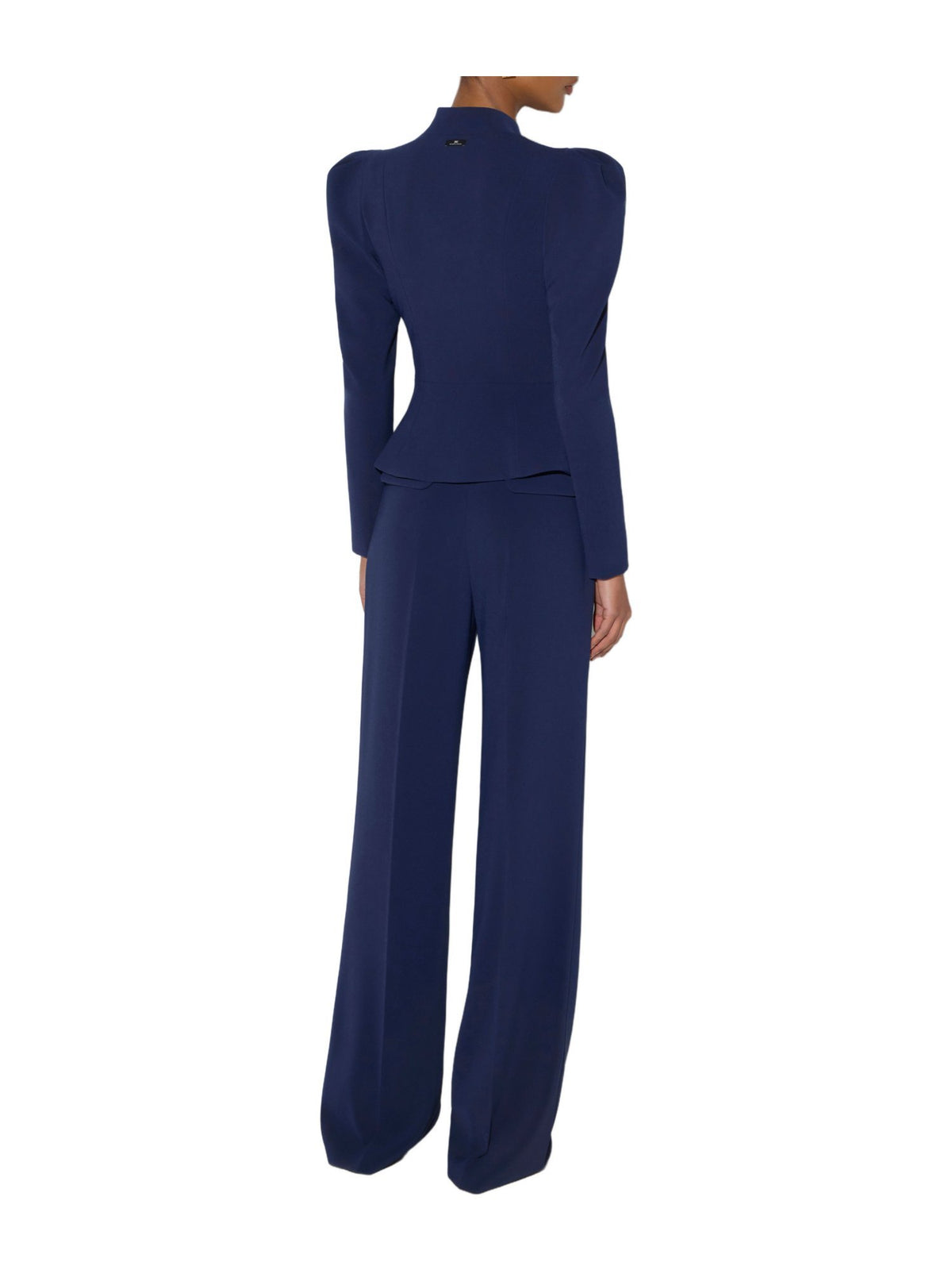 Pantaloni in crêpe leggero con cintura