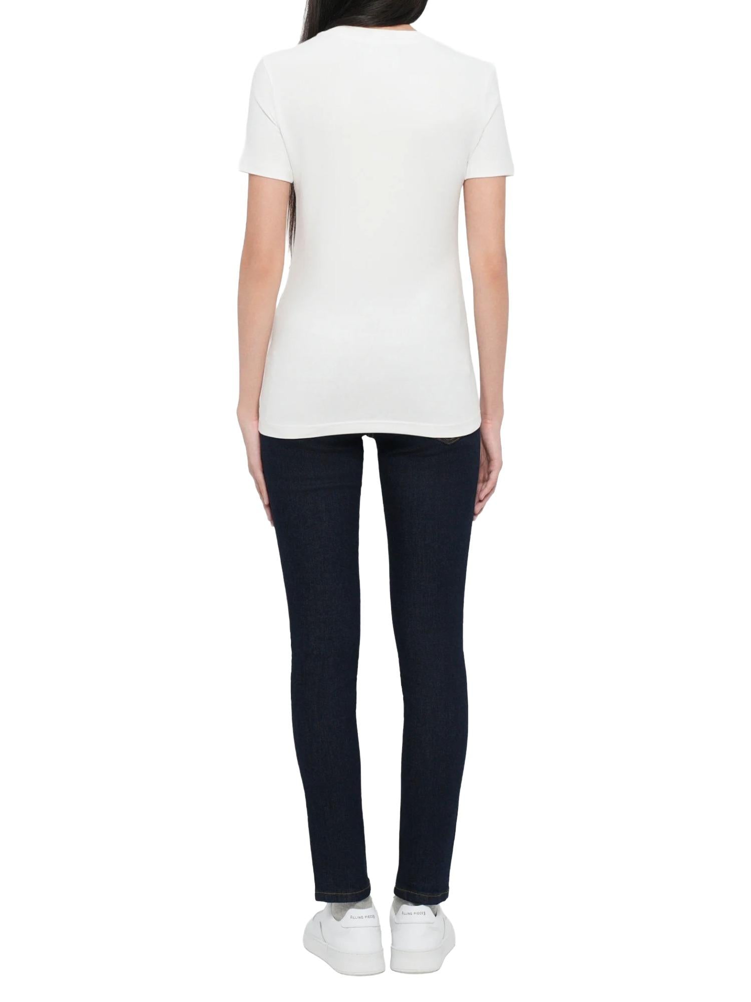 Versace Jeans Couture T-shirt con logo V-Emblem