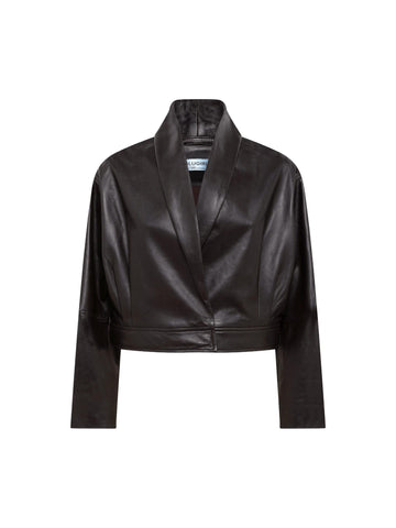 Blugirl Bomber in vera pelle