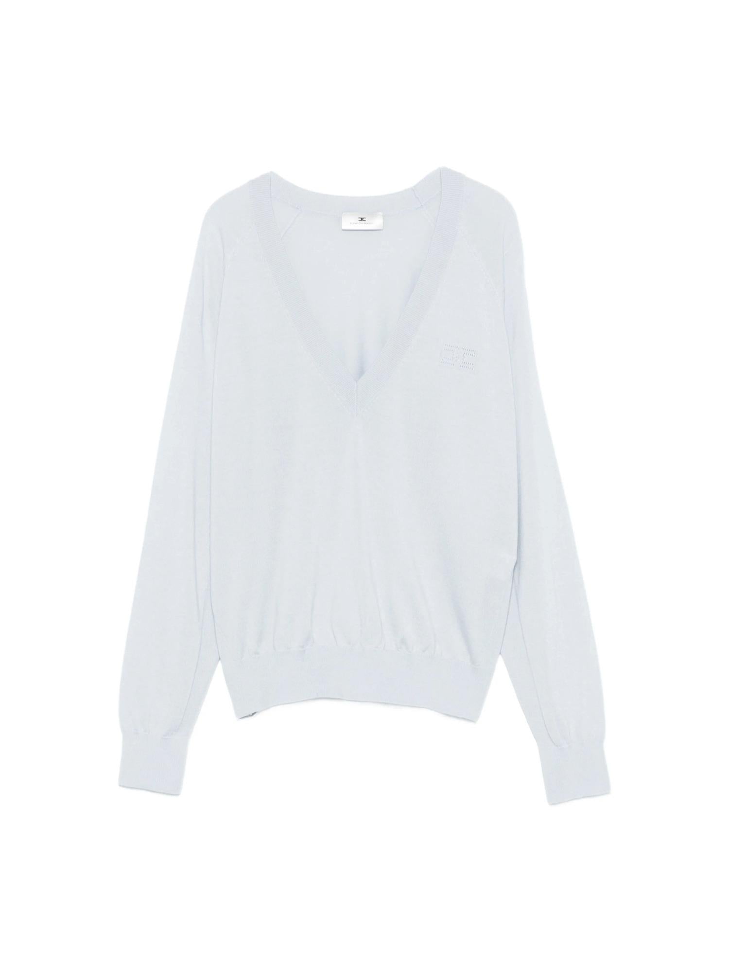 Elisabetta Franchi Maglia in lana con logo