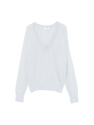 Elisabetta Franchi Maglia in lana con logo