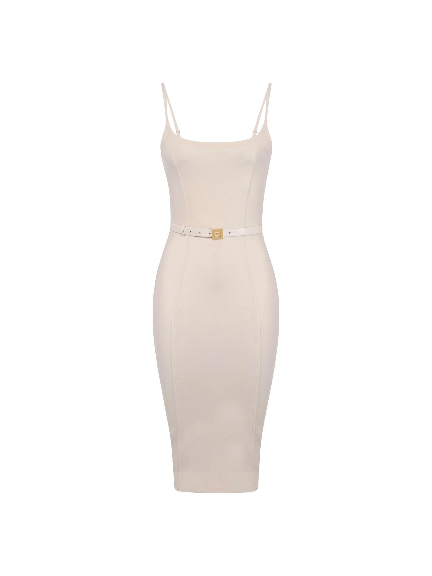 Elisabetta Franchi Abito in lana con cintura