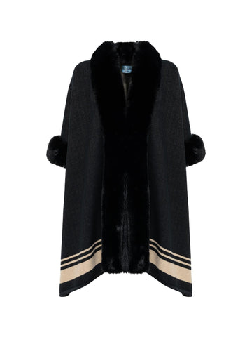 Blugirl Cappa con ecopelliccia