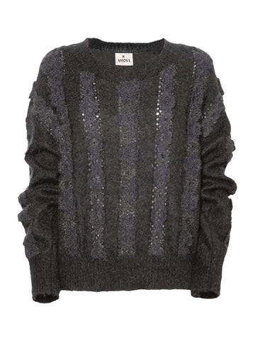 Maglia Traforata in Lana Mohair