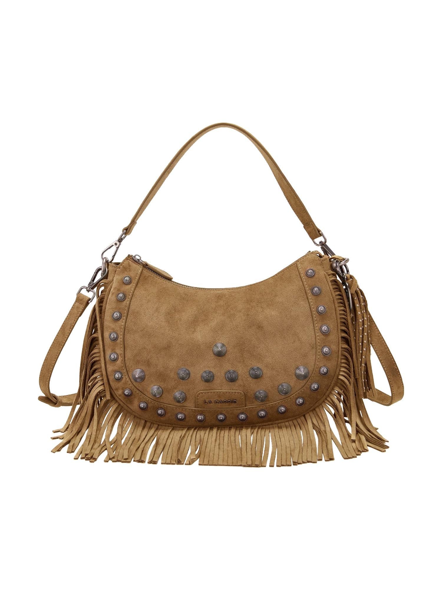 La Carrie Borsa in suede Aztec