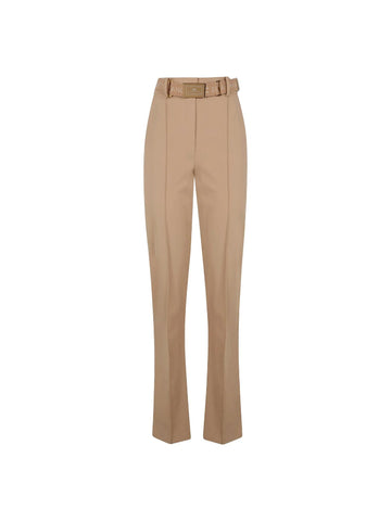 Elisabetta Franchi Pantalone flare con cintura