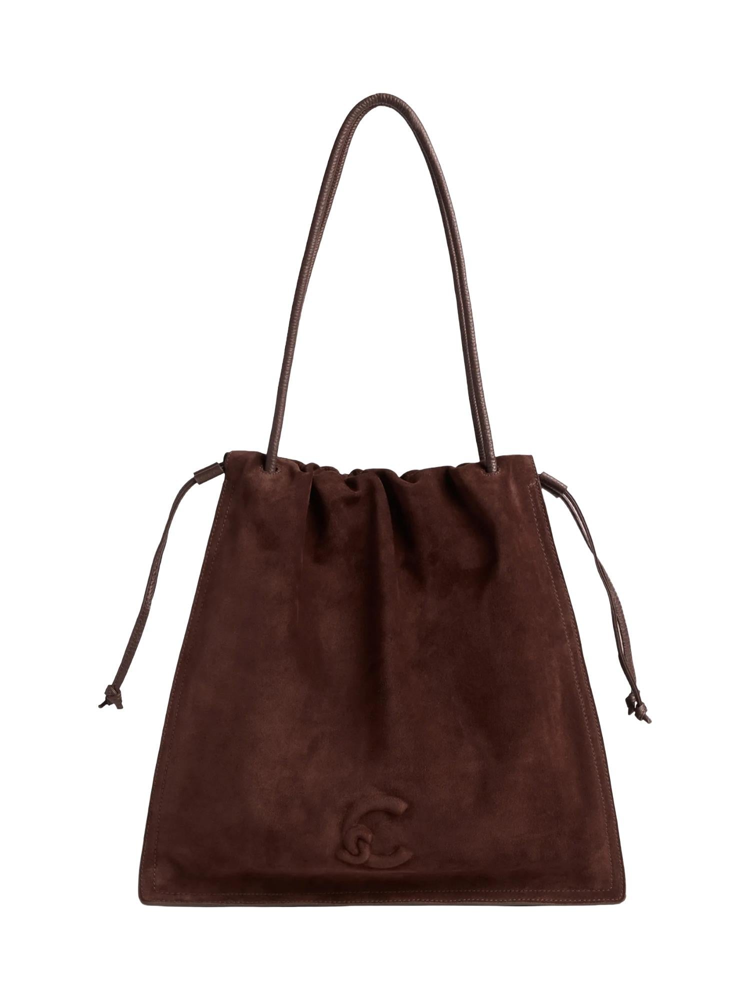 Coccinelle Borsa in suede Dulse large