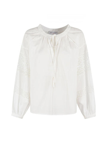 Ermanno Firenze Blusa con ricami