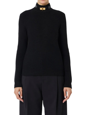 Elisabetta Franchi Maglia con cinturino gioiello