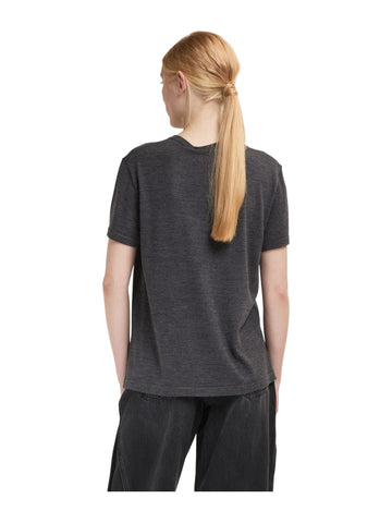 Maglia Girocollo in Lana Maniche Corte