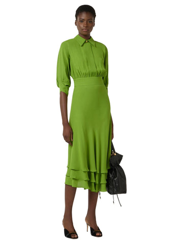 Elisabetta Franchi Abito con gonna a balze