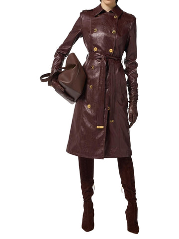 Elisabetta Franchi Trench in craquelè