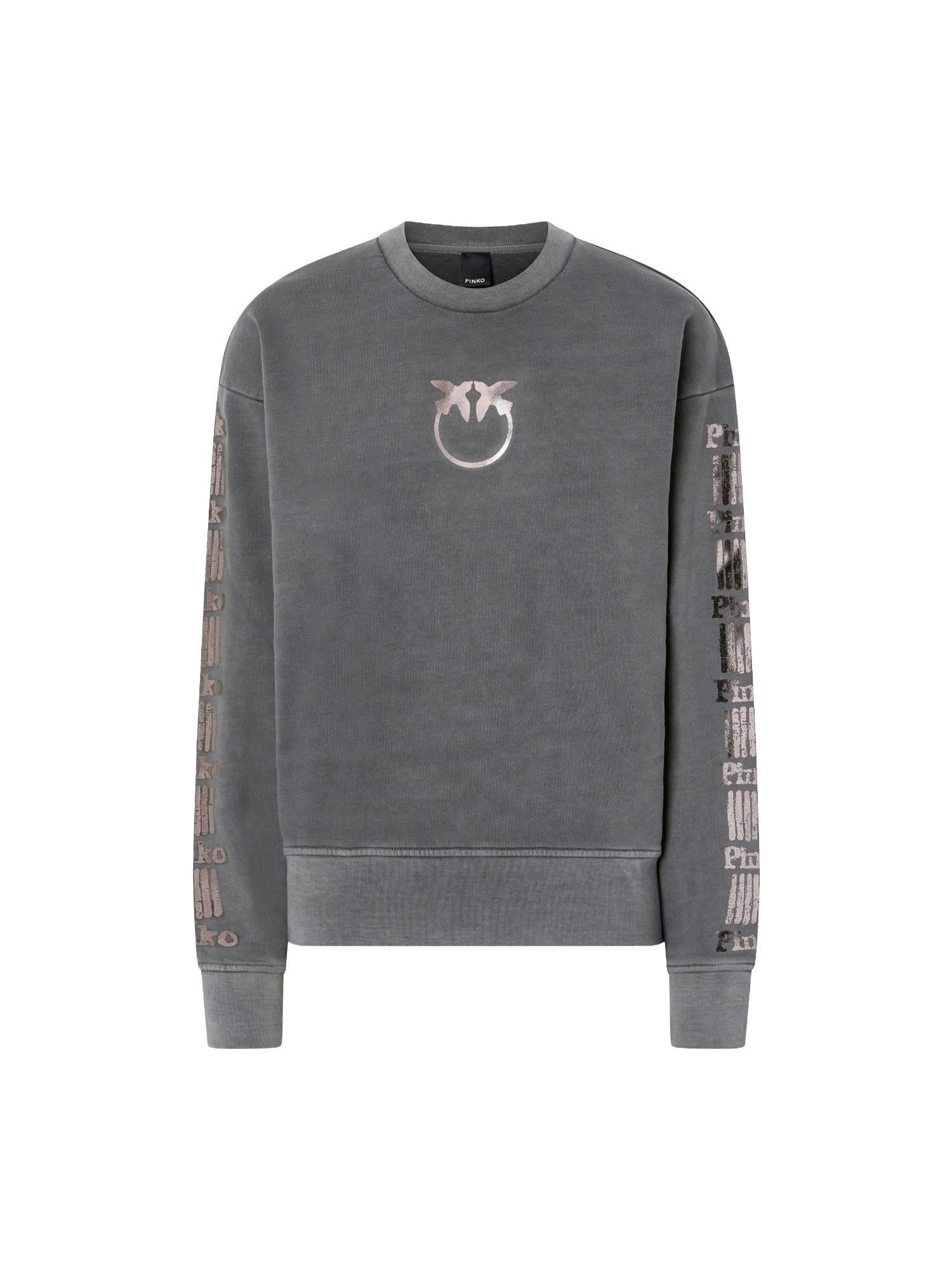 Pinko Felpa con stampa laminata Mindelo